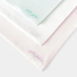 Jacadi Lot de 3 langes en coton - lore BLANC/MULTICO Clearance