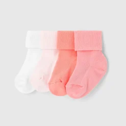 Jacadi Lot de 4 paires de chaussettes bébé fille - lore MULTICO Discount