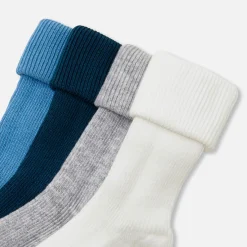 Jacadi Lot de 4 paires de chaussettes bébé garçon - lore BLEU/MULTICO