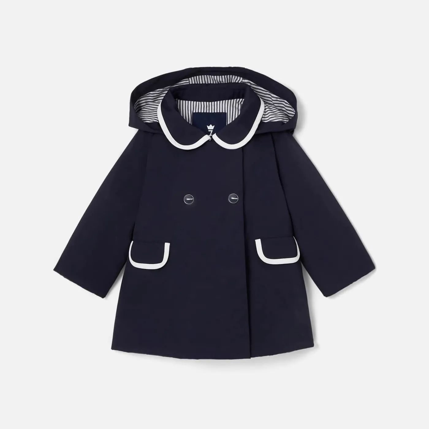 Jacadi Manteau d'intersaison bébé fille - marine MARINE JACADI