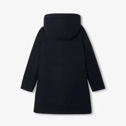 Jacadi Manteau enfant fille en laine - marine MARINE JACADI Clearance