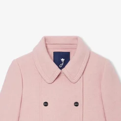 Jacadi Manteau enfant fille en laine - ROSE CHINE Discount