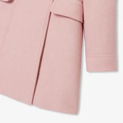 Jacadi Manteau enfant fille en laine - ROSE CHINE Discount