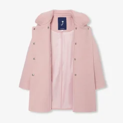 Jacadi Manteau enfant fille en laine - ROSE CHINE Discount