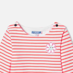 Jacadi Marinière bébé fille - BLANC/CORAIL New
