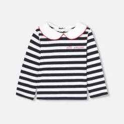 Jacadi Marinière bébé fille - BLANC/MARINE Discount