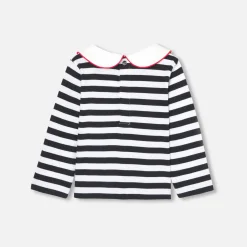 Jacadi Marinière bébé fille - BLANC/MARINE Discount