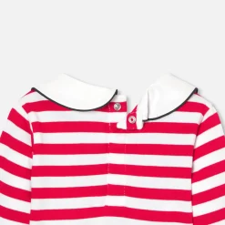 Jacadi Marinière bébé fille - BLANC/ROUGE Sale