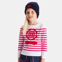 Jacadi Marinière enfant fille - BLANC/ROSE