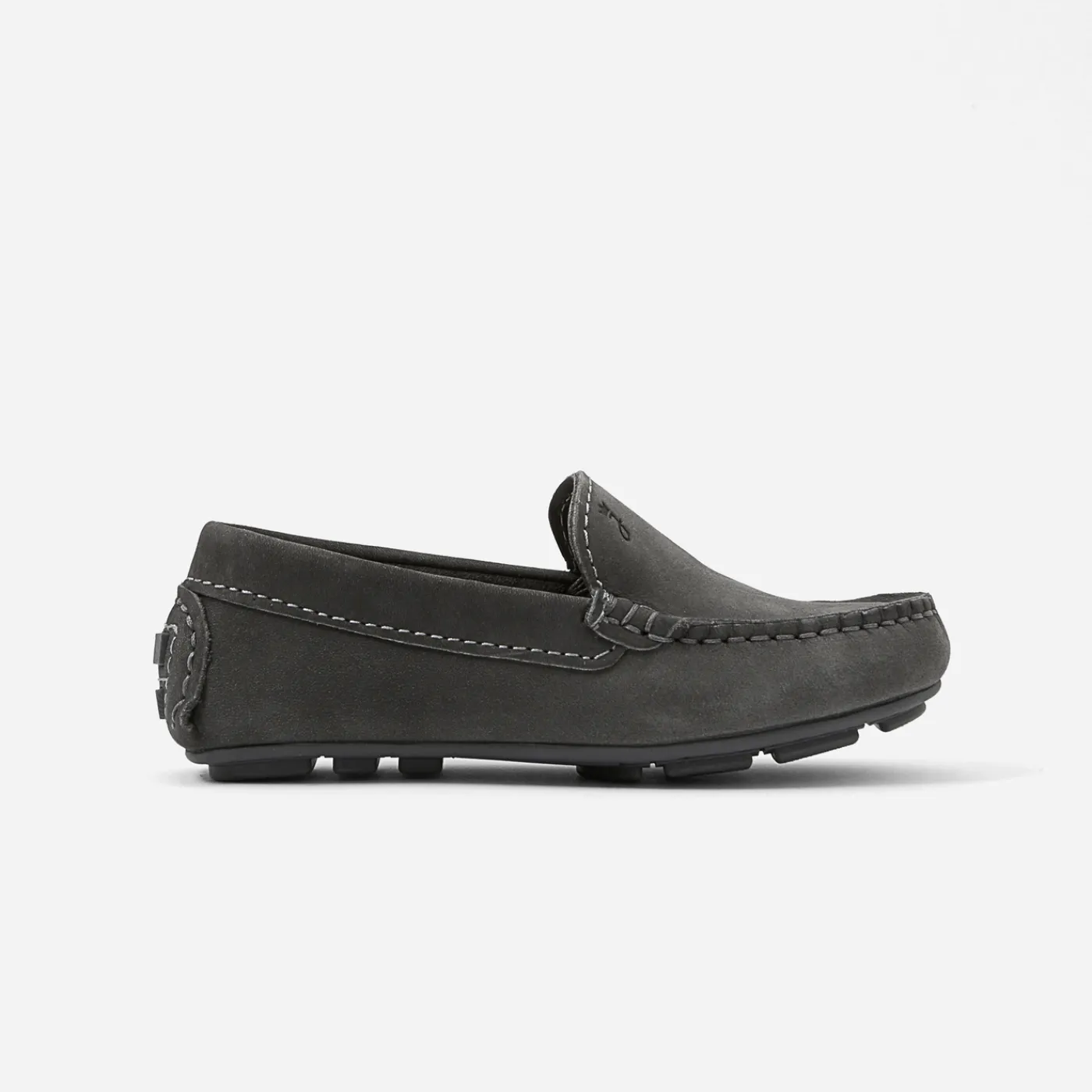 Jacadi Mocassins enfant garçon en nubuck - gris anthracite GRIS ANTHRACITE JACADI Outlet