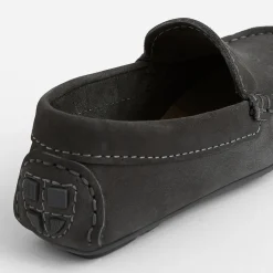 Jacadi Mocassins enfant garçon en nubuck - gris anthracite GRIS ANTHRACITE JACADI Outlet