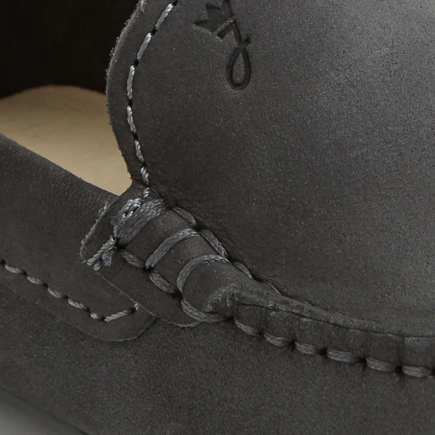 Jacadi Mocassins enfant garçon en nubuck - gris anthracite GRIS ANTHRACITE JACADI Outlet
