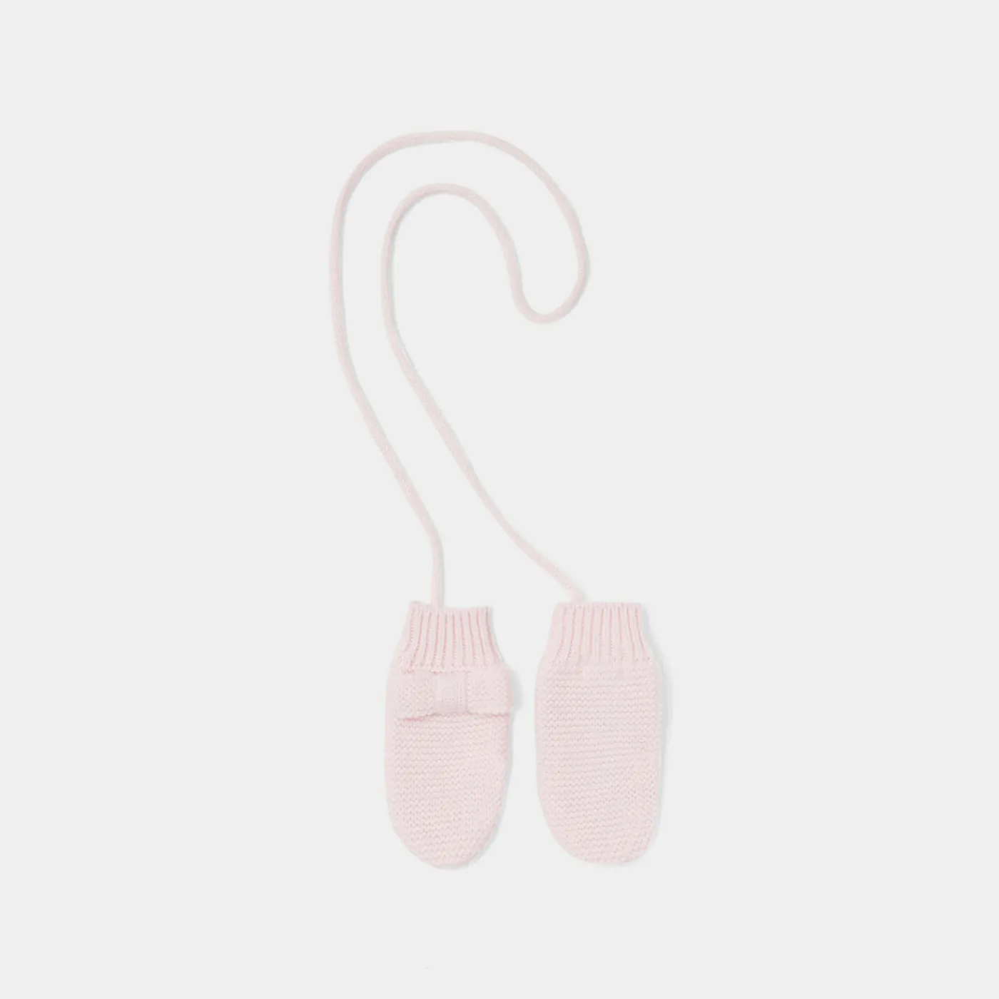 Jacadi Moufles bébé fille en tricot - rose poudre ROSE POUDRE JACADI New