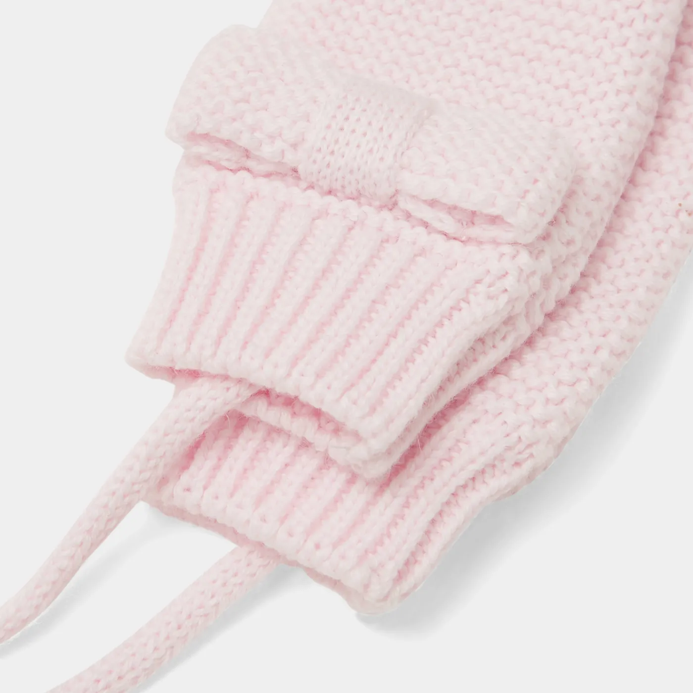 Jacadi Moufles bébé fille en tricot - rose poudre ROSE POUDRE JACADI New