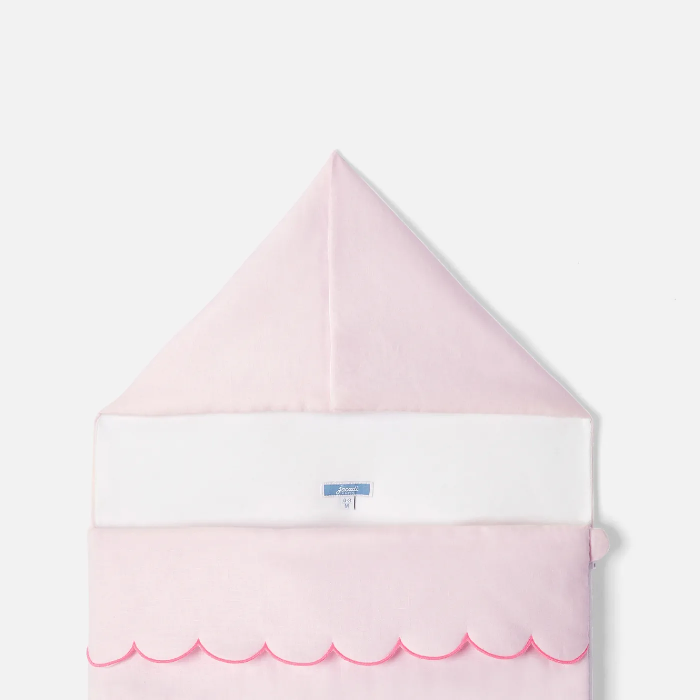 Jacadi Nid d'ange en lin à festons - rose pale ROSE PALE JACADI Online