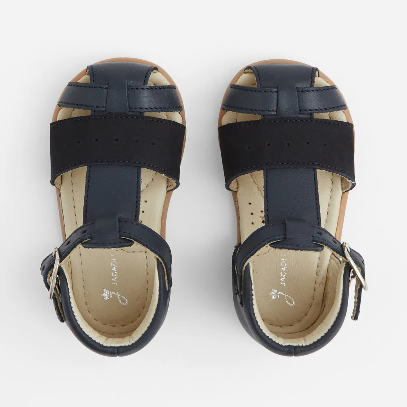 Jacadi Nu-pieds premiers pas bébé garçon - marine MARINE JACADI Clearance