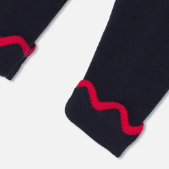 Jacadi Pantalon bébé fille en tricot - marine MARINE JACADI