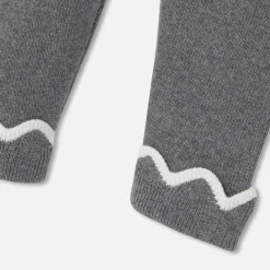 Jacadi Pantalon bébé fille en tricot - gris anthracite GRIS ANTHRACITE JACADI Best