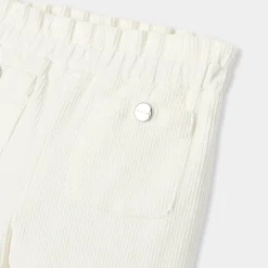 Jacadi Pantalon bébé fille en velours - blanc doux BLANC DOUX JACADI Clearance
