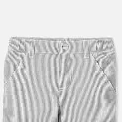 Jacadi Pantalon bébé garçon à rayures - BLANC/GRIS Clearance