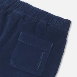 Jacadi Pantalon bébé garçon en velours - BLEU MARNE Hot