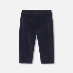 Jacadi Pantalon bébé garçon en velours - marine MARINE JACADI Discount