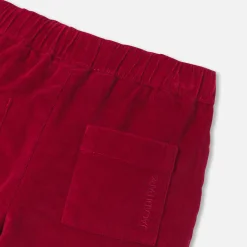Jacadi Pantalon bébé garçon en velours - POURPRE Discount