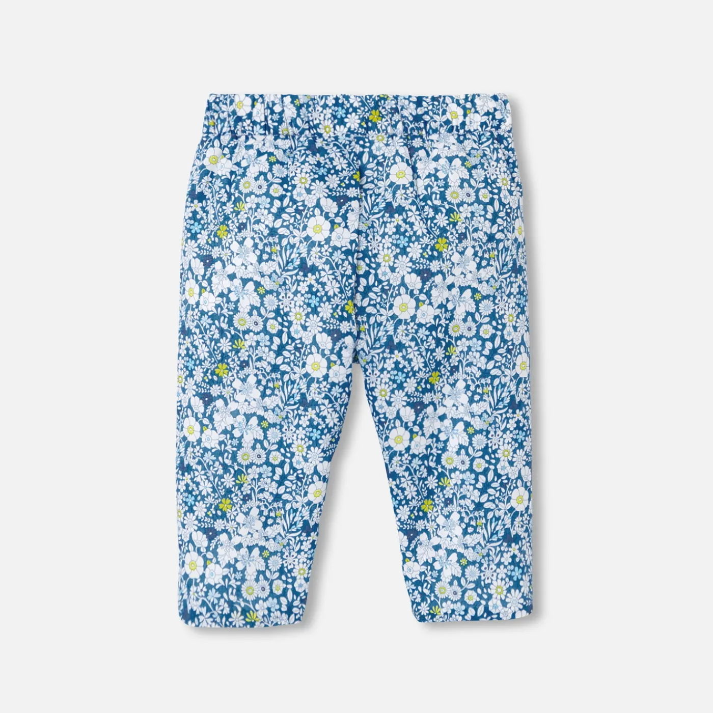 Jacadi Pantalon confort bébé fille en Tissu Liberty - lore BLEU/MULTICO Discount