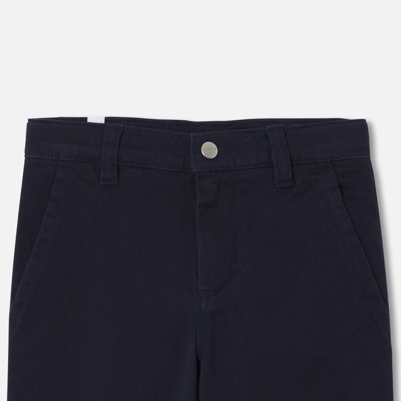 Jacadi Pantalon en twill enfant garçon - ACIER Discount