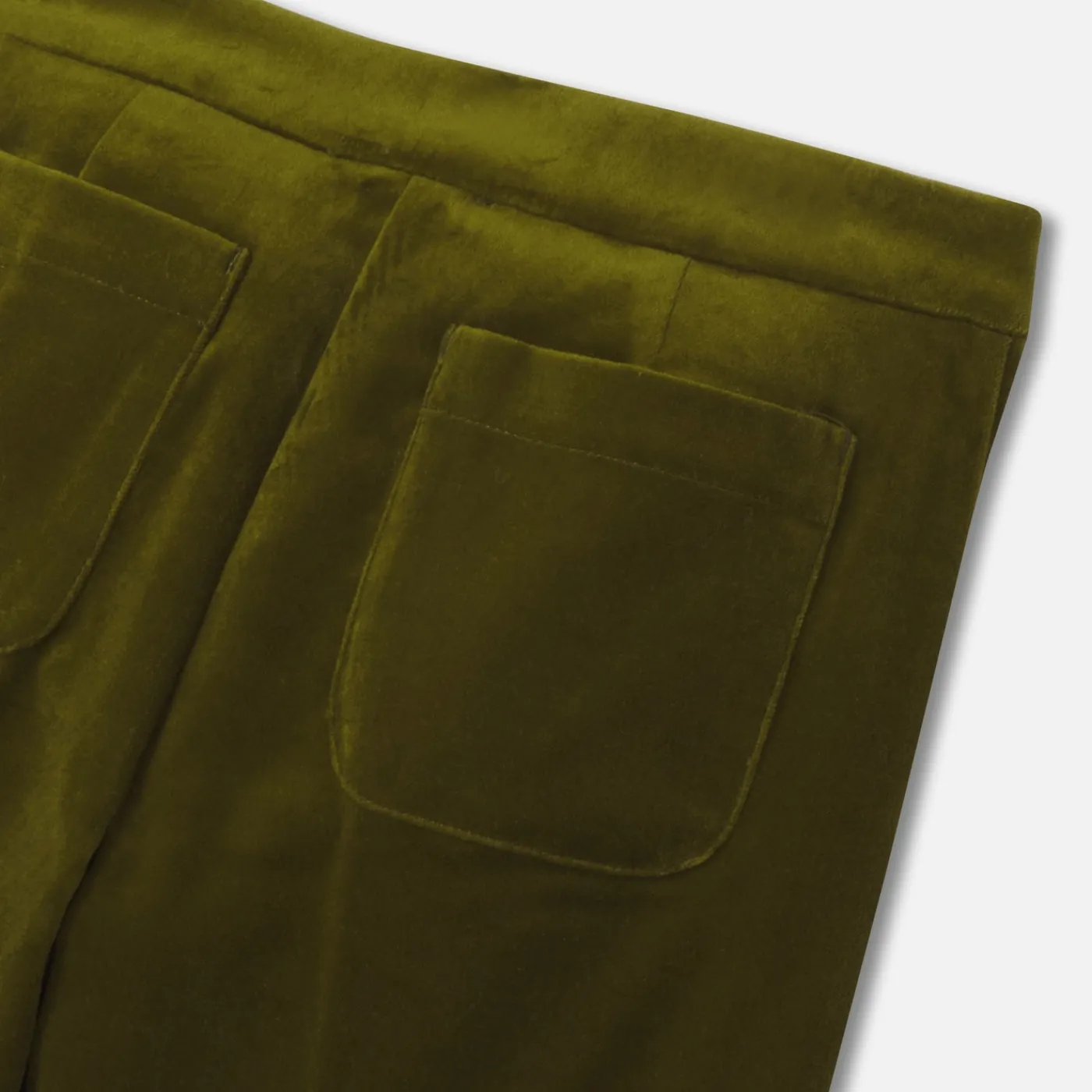 Jacadi Pantalon large enfant fille en velours - VERT OLIVE Discount