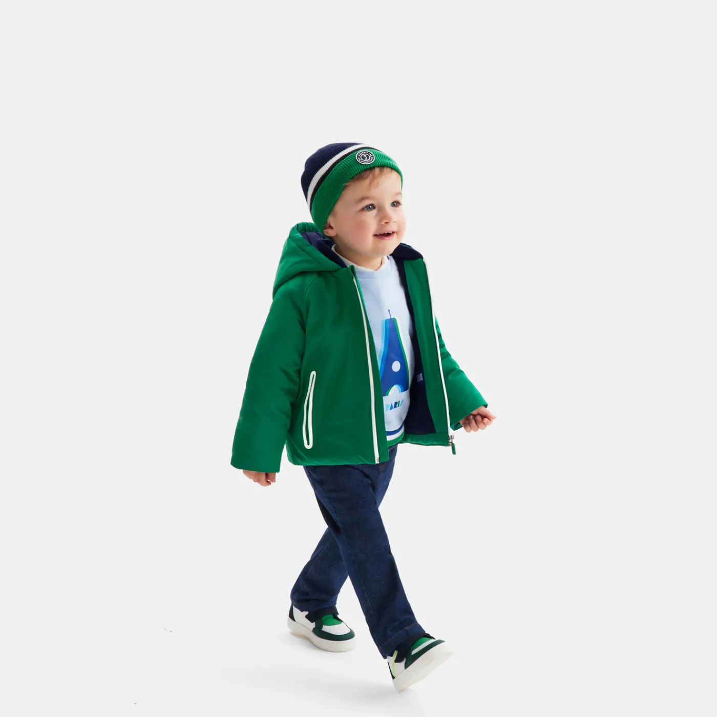Jacadi Parka bébé garçon - VERT FONCE Discount