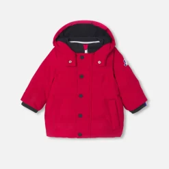 Jacadi Parka bébé garçon en nylon - ROUGE BRIQUE
