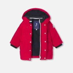 Jacadi Parka bébé garçon en nylon - ROUGE BRIQUE