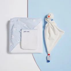 Jacadi Parure de bain - BLANC/BLEU Outlet