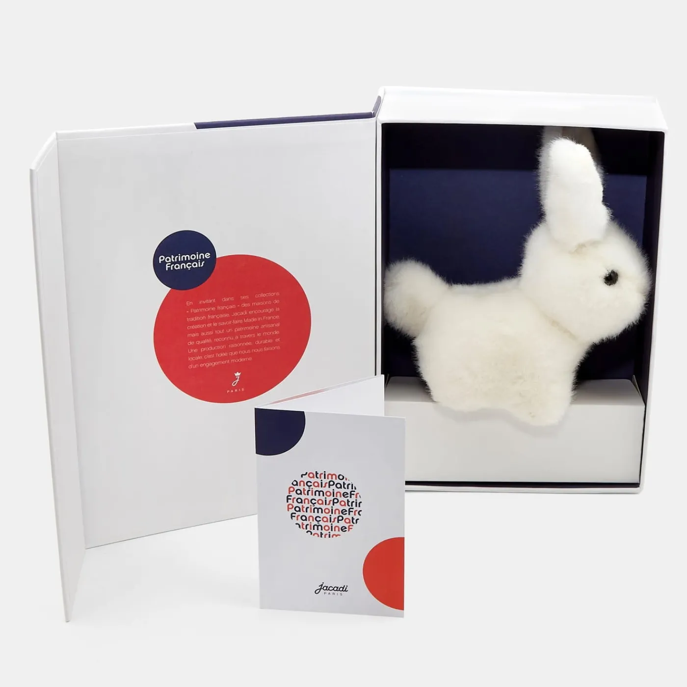 Jacadi Peluche Lapin Patrimoine Français - blanc BLANC JACADI Discount