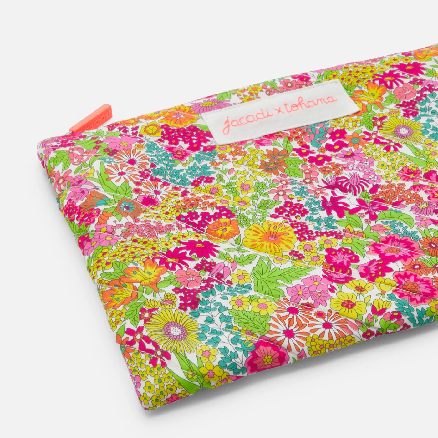 Jacadi Pochette en tissu Liberty - x Tohana - BLANC/CORAIL New