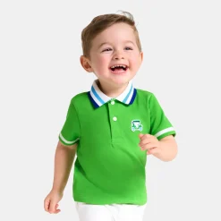 Jacadi Polo bébé garçon en piqué de coton - VERT TREFLE Online