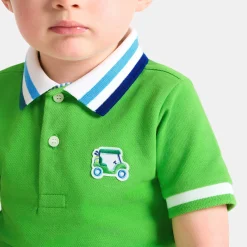 Jacadi Polo bébé garçon en piqué de coton - VERT TREFLE Online