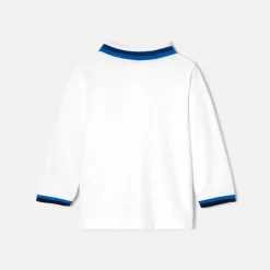Jacadi Polo bébé garçon manches longues - blanc BLANC JACADI Discount