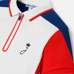 Jacadi Polo enfant garçon - BLANC/ROUGE Clearance
