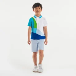 Jacadi Polo enfant garçon en piqué de coton - lore BLANC/MULTICO Outlet