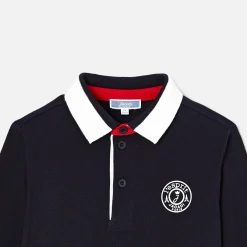 Jacadi Polo esprit rugby enfant garçon - marine MARINE JACADI Outlet