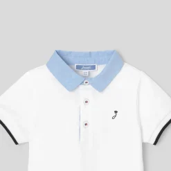 Jacadi Polo manches courtes bébé garçon - blanc BLANC JACADI Clearance