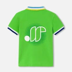 Jacadi Polo manches courtes enfant garçon - VERT TREFLE New