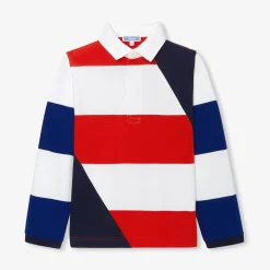 Jacadi Polo manches longues enfant garçon - lore BLANC/MULTICO Best