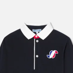 Jacadi Polo manches longues enfant garçon - marine MARINE JACADI