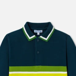 Jacadi Polo manches longues enfant garçon - ENCRE New