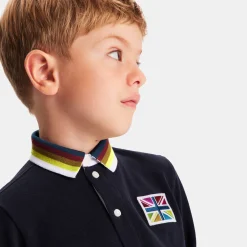 Jacadi Polo manches longues enfant garçon - marine MARINE JACADI Online