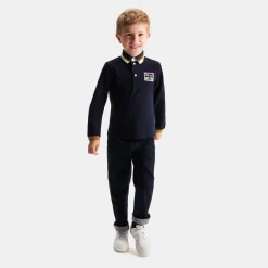 Jacadi Polo manches longues enfant garçon - marine MARINE JACADI Online