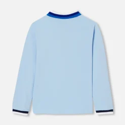 Jacadi Polo manches longues enfant garçon - bleu clair BLEU CLAIR JACADI Hot